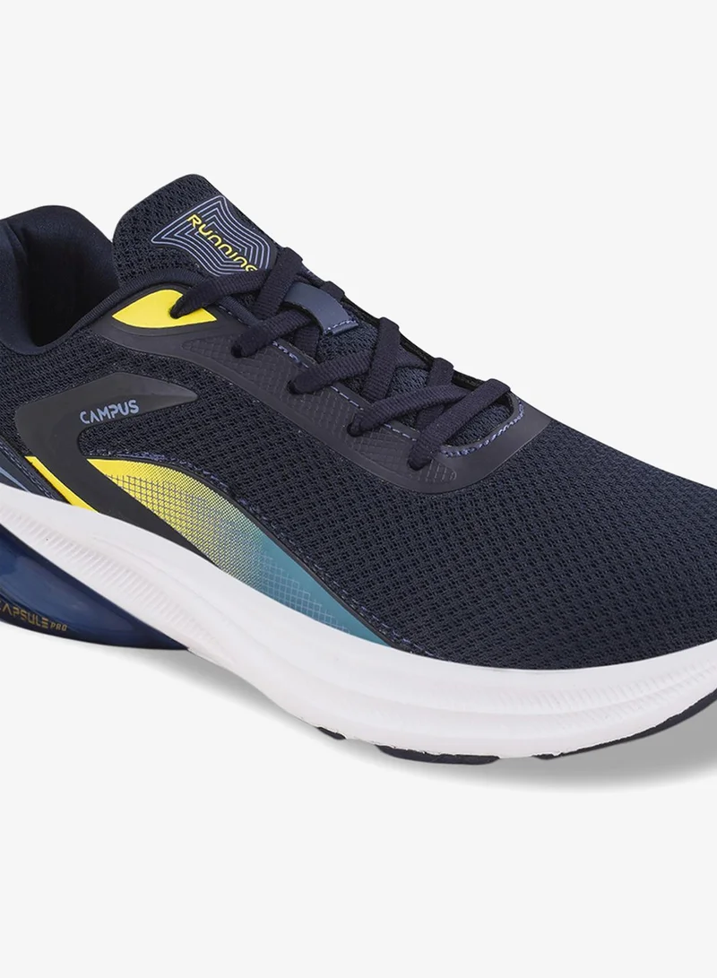 Campus Navy-Lemon Men Bonus Memory Foam Lace-Up Running-Navy-Lemon for Men | Best Price UAE