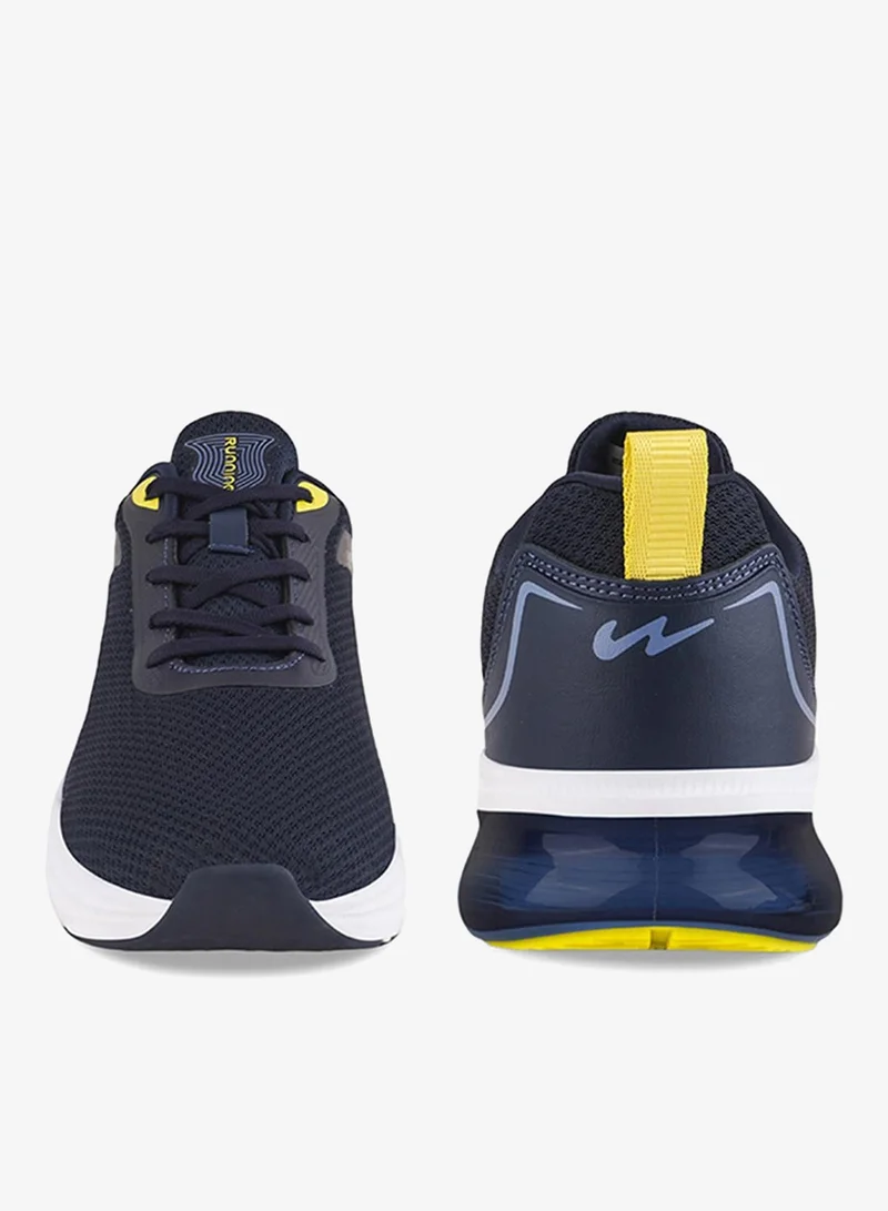 CAMPUS Men Bonus Memory Foam Lace-Up Running-Navy-Lemon