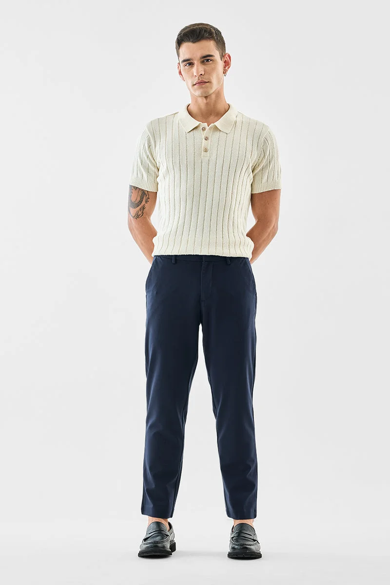 SNITCH Slim Fit Stretch Trousers