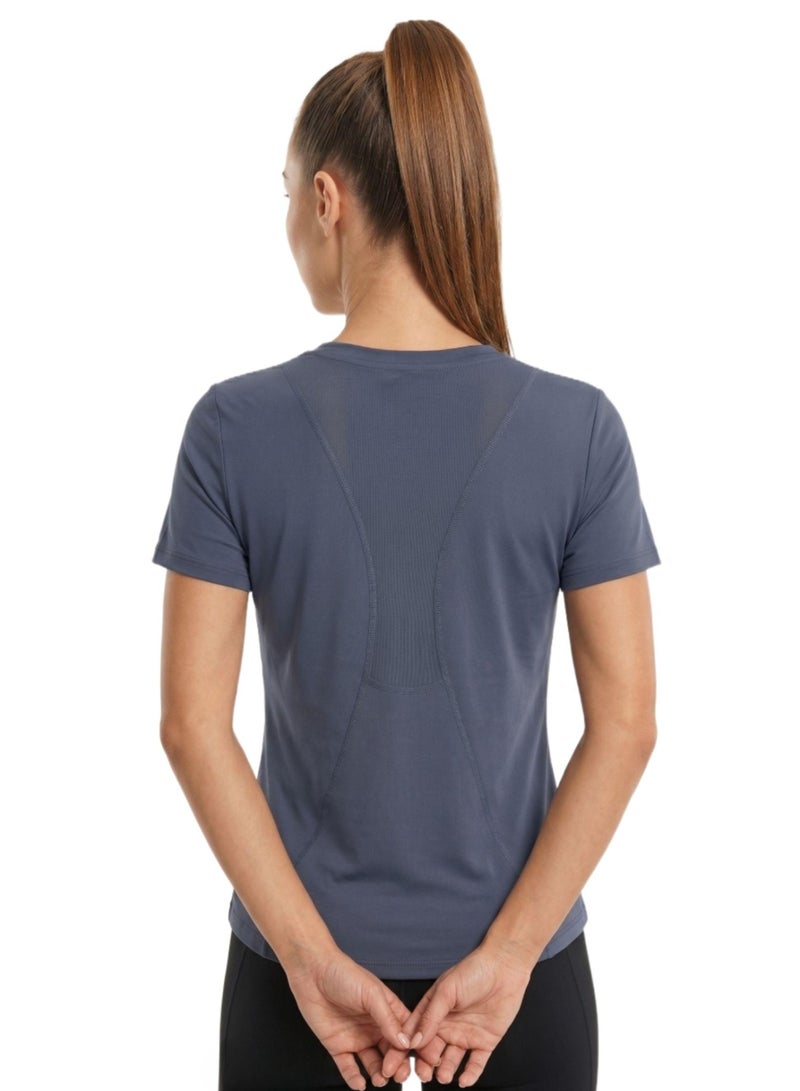 THUGFIT KittyHawk Ladies T-Shirt - Blue Gray - Image 4