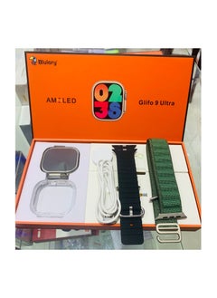 Blulory Glifo 9 Ultra Smartwatch Bluetooth Call Waterproof Sports Fitness Watch