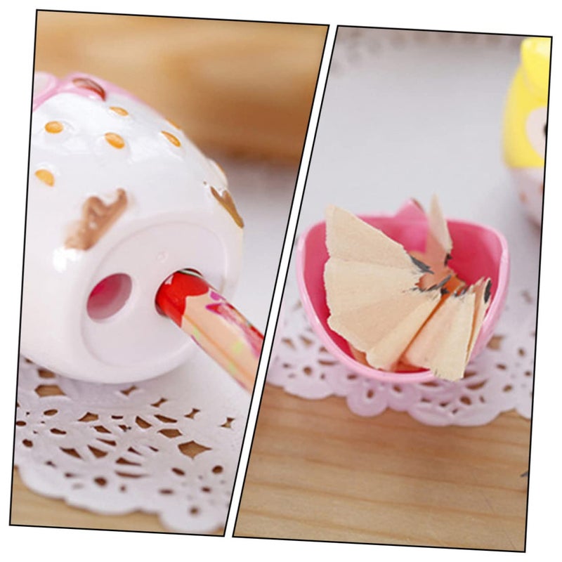 Owl Pencil Sharpeners 24 Pack Dual Hole Cute Cartoon Design For Kids Classroom Home Random Color - Image 3