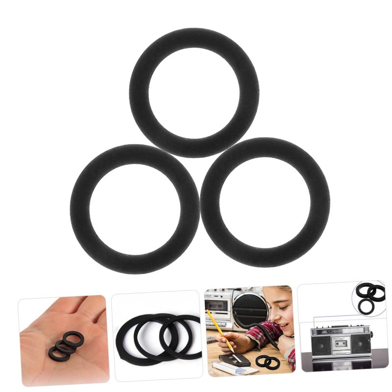 3Pcs Idler Pulley Drive Belt 1 8x1 8cm For Recorder Cassette Tape Machine Portable CD Player Accessory - Image 4