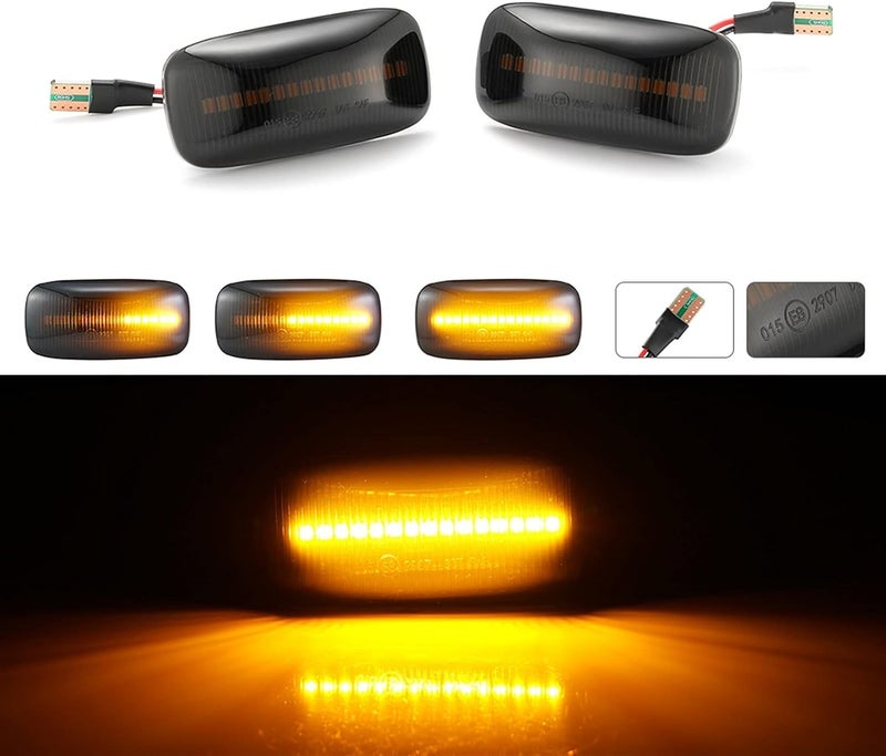 QASULER Dynamic Turn Signal Lights for Nissan - Image 5
