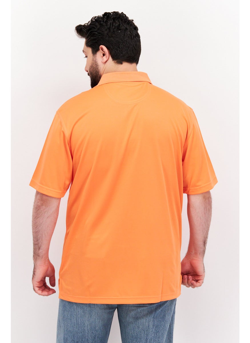 Men Regular Fit Short Sleeve Plain Polo Shirt, Orange - pzsku/Z64CDF6E5A51656DD0F16Z/45/_/1732780792/72210d03-d5c1-4df3-a19d-9bdb8eae22be