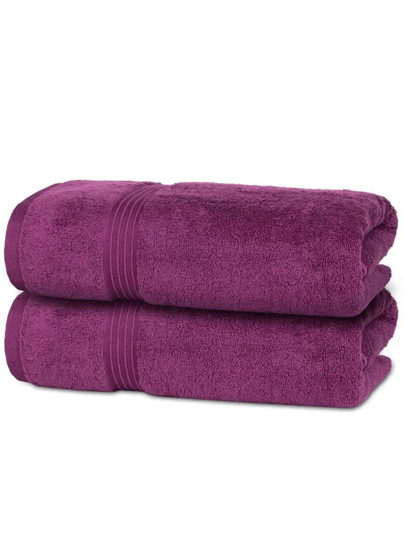 Bliss Casa Bliss Casa 4-Piece Bath Towels, 100% Combed Cotton 550 GSM Superior Quality, Quick Dry Highly Absorbent Thick Soft Hotel Towles for Bath And Spa Bathroom Towel Set 70x140cm