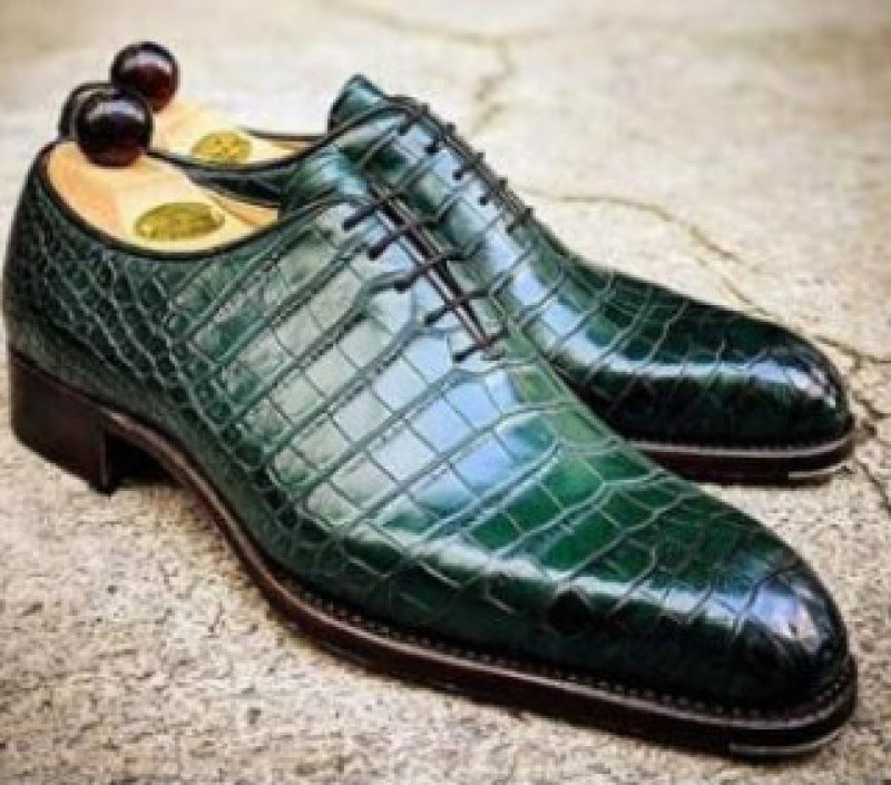 2020 custom lace foreign trade solid color single shoes men's shoes JGB2020N0008031 blackcrack 45 - Image 2