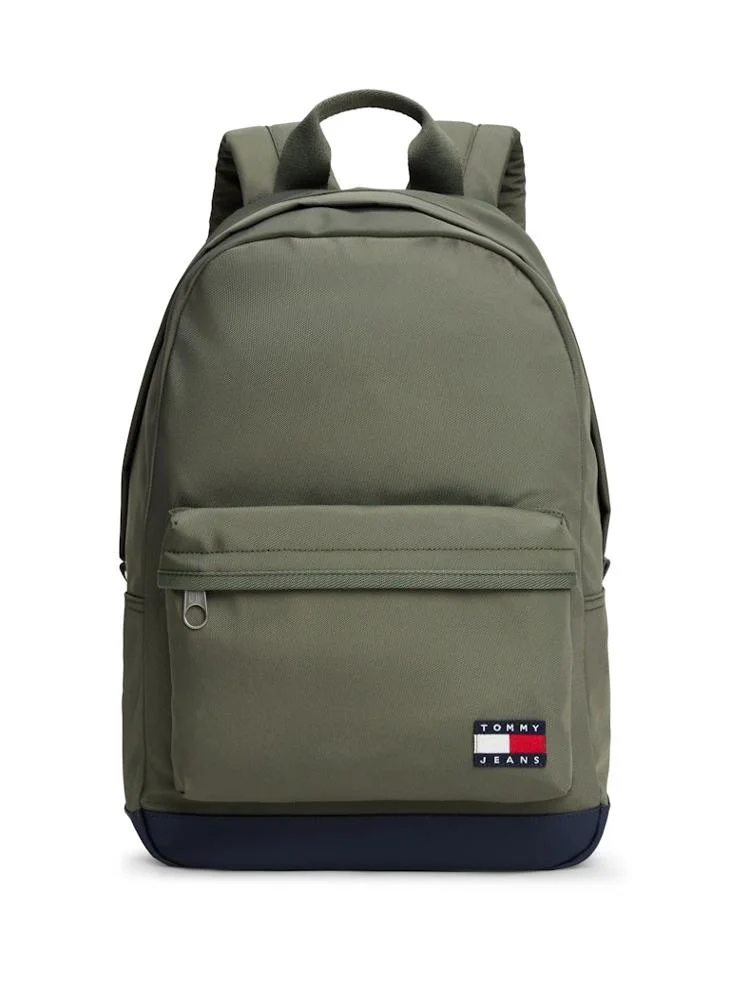 TOMMY JEANS Logo Detailed Zip Through Backpack