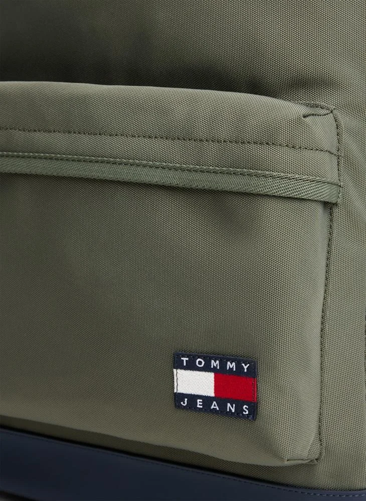 TOMMY JEANS Logo Detailed Zip Through Backpack