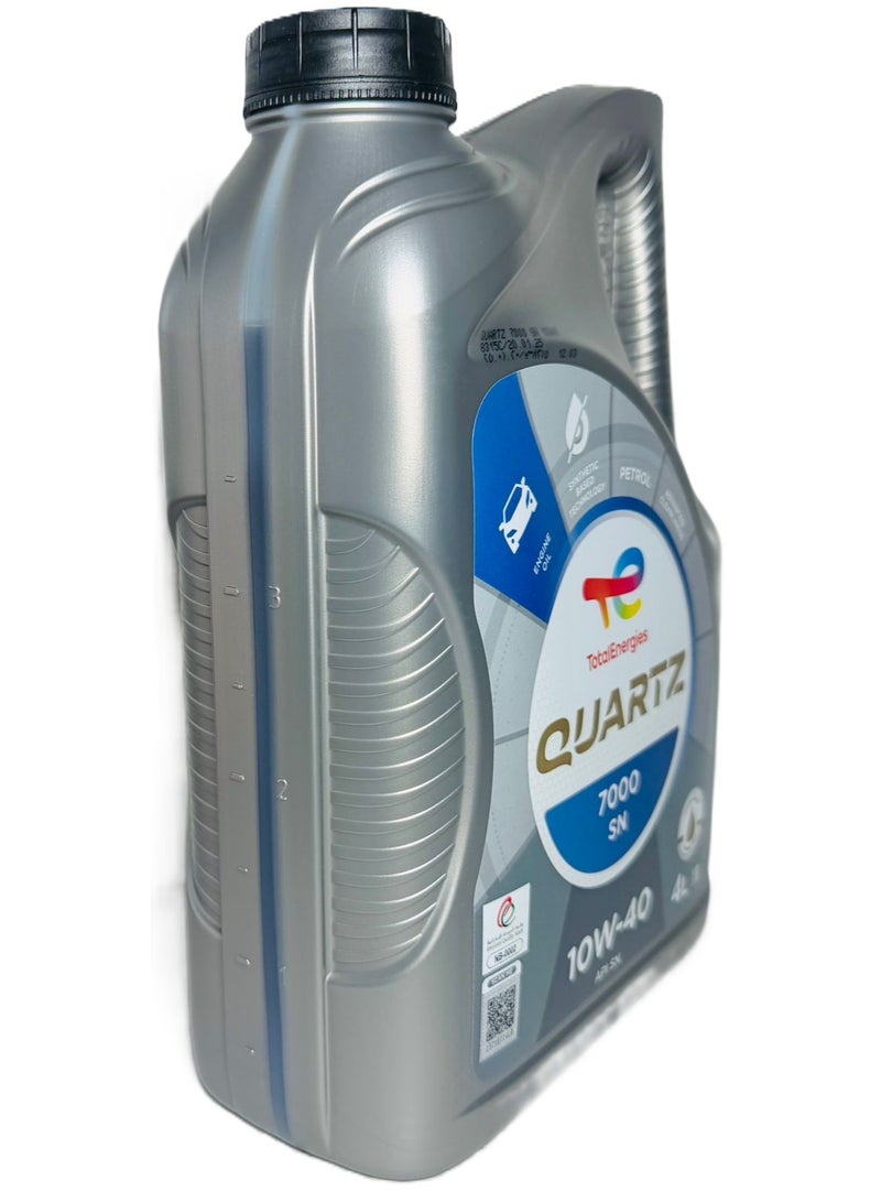 TOTAL 10W40 Synthetic Engine Oil Quartz 7000 - Image 4