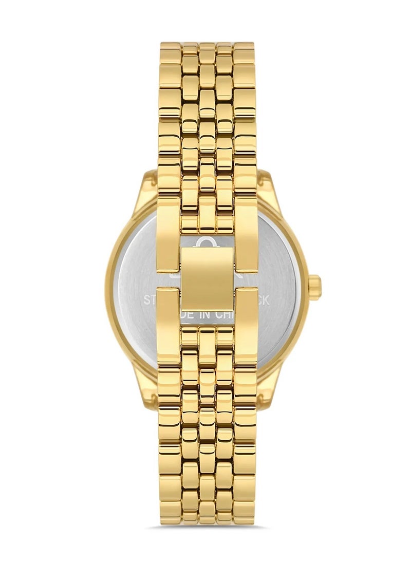 OMAX - Omax Women's Luxury Gold Luxury Wristwatch, Watches for Women, Stainless Watches, Steel Band, Round Dial, Waterproof Watch, 1 Year Warranty - Image 1