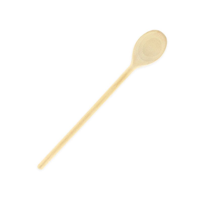 Fackelmann 056751 Ragoul Spoon, Wooden Spoon with Long Handle, Large Wooden Spoon, Kitchen Utensil, Wood, 30 x 4.5 cm - Image 1