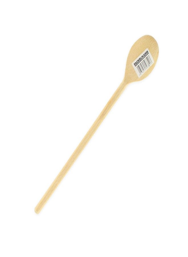 Fackelmann 056751 Ragoul Spoon, Wooden Spoon with Long Handle, Large Wooden Spoon, Kitchen Utensil, Wood, 30 x 4.5 cm - Image 5