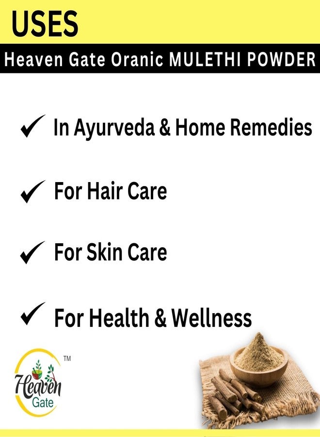 HEAVEN GATE مسحوق عرق السوس من هيفن جيت | مسحوق عرق السوس | جليسيريزا جلابرا مثالي لأقنعة الوجه وعلاجات الشعر والعناية الطبيعية بالبشرة (100 غرام) - Image 4