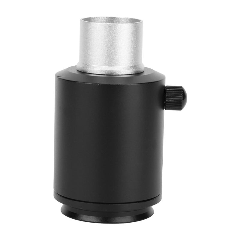 Aluminum Alloy Lens Adapter 25mm Stereo Microscope CTV Interface - Lightweight Compact C Mount - Solid Rust Resistant for Microscope Photography - Image 1