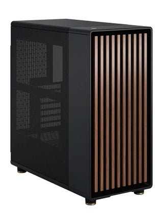 North Mid-Tower Case with Mesh Side Panel, Real Wood Front Panels (Walnut/Oak), Fine Mesh Ventilation, Spacious Interior for ATX/Micro-ATX/ITX, Supports Up to 360mm Radiator, Tool-Free Drive Mounting, Optimized Airflow, Premium Build, Quiet Operation, Top-Access Design, High-Quality Steel and Plastic Construction, Charcoal Black | FD-C-NOR1C-01 - pzsku/Z64CE70CA53079F620A73Z/45/_/1699878067/fdd7d1c6-f2f9-4b0d-aa68-e45c47b68b3a