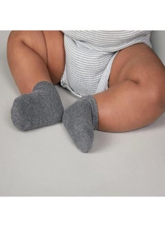 FRUIT OF THE LOOM Fruit of the Loom Baby 22-Pack Grow & Fit Flex Zones Low Cut Stretch Socks - Unisex, Girls, Boys (0-6 Months, Grey)  - Image 4