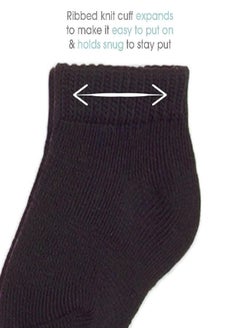 FRUIT OF THE LOOM Fruit of the Loom Baby 22-Pack Grow & Fit Flex Zones Low Cut Stretch Socks - Unisex, Girls, Boys (0-6 Months, Grey)  - Image 3