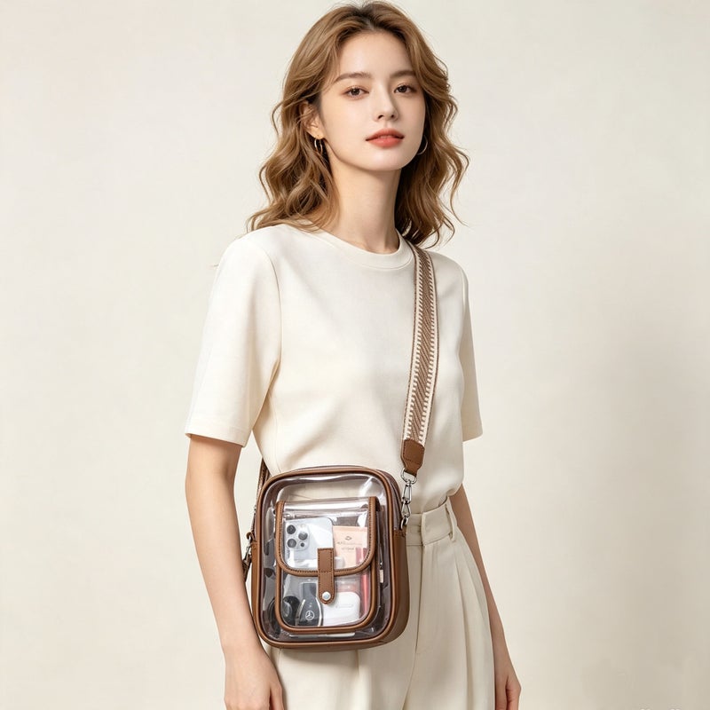 Women's PVC Shoulder Bag - Image 1