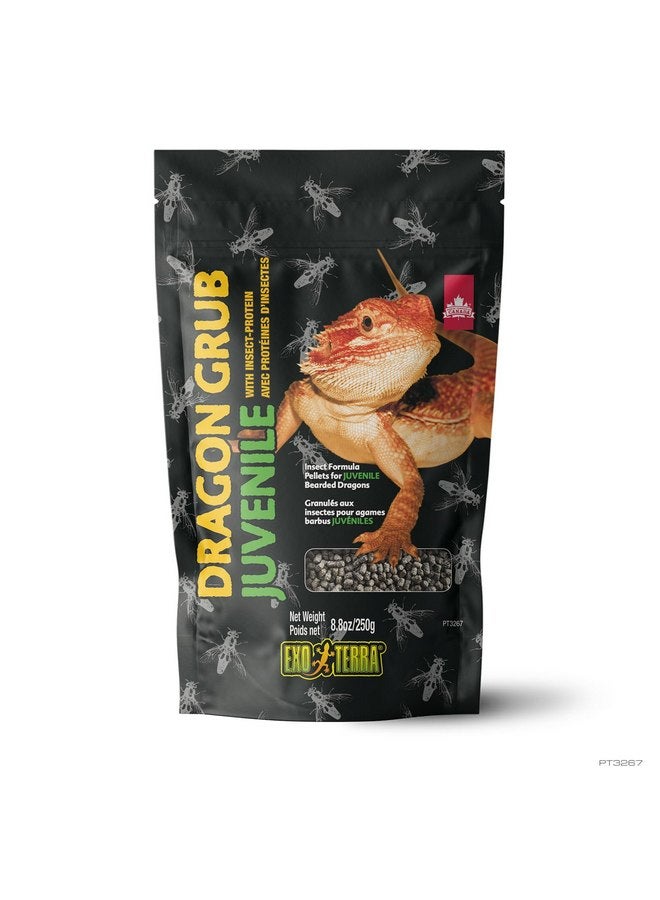 إكسو تيرا دراجون جروب للأحداث 8.8 أونصة - 250 جم. حبيبات من الحشرات لصغار الألعاب