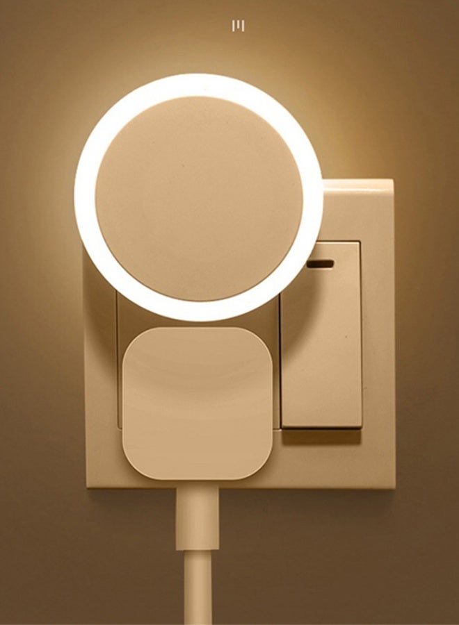 Smart LED Night Light Plug-In with Light Sensor, Auto Dusk to Dawn, Dimmable Warm White Bedside Lamp, 360° Rotatable Anti-Glare Night Lamp for Bedroom, Hallway, Bathroom, Stairs and Nursery - Image 4