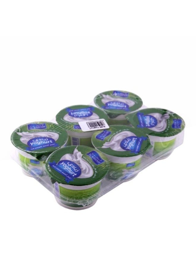 Full Cream Yoghurt, 6x90g, UAE