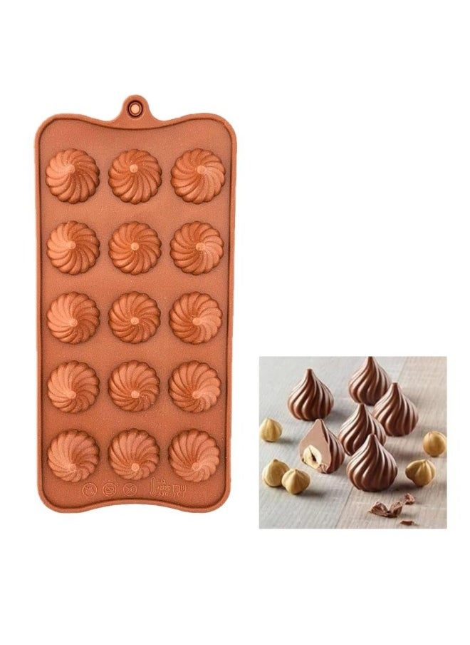 Generic - Mini Silicone Molds for Candy, Chocolate, Soap, Pudding, Non-stick Silicone Baking Molds, Ice Cube Tray for Freezer - Image 1