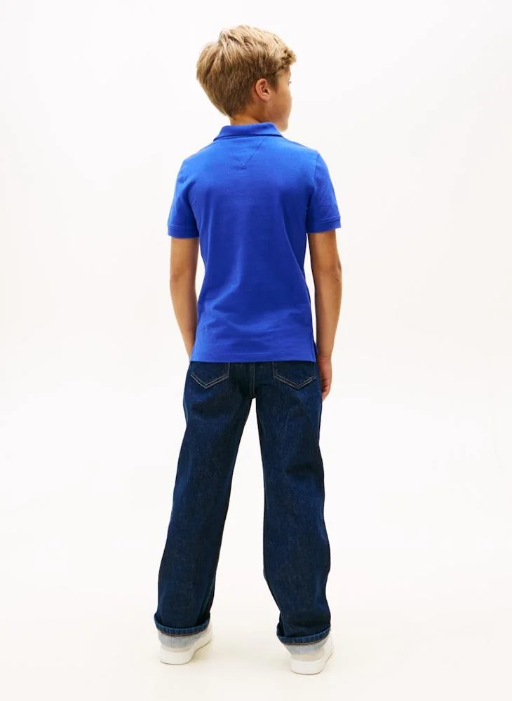 تومي هيلفيغر قميص بولو علم للأطفال