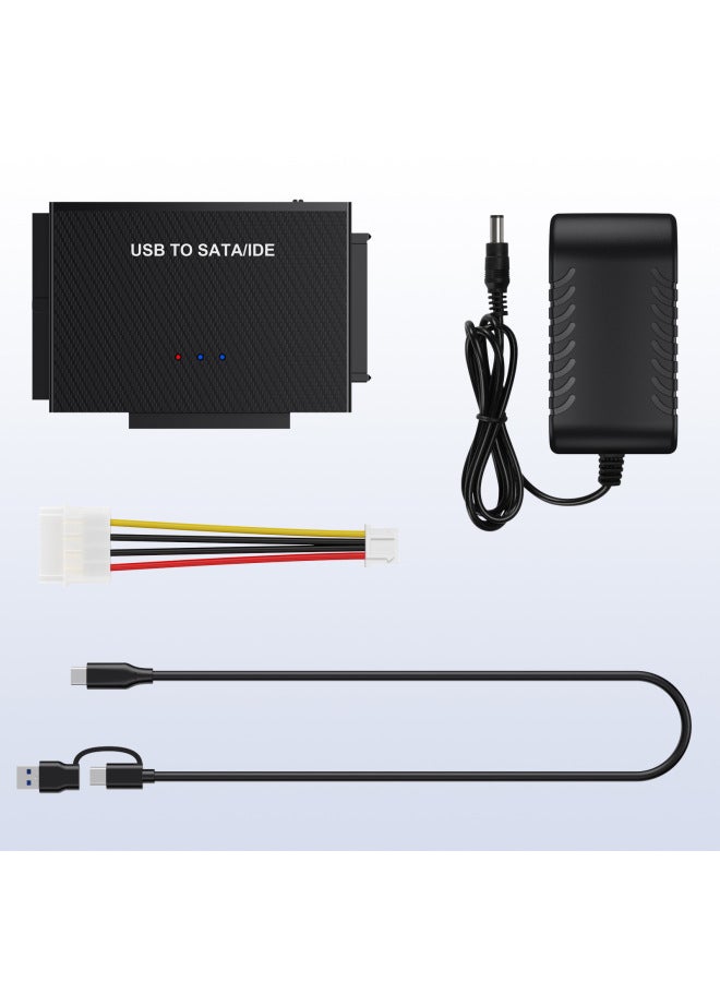 E-yield Type-c To Sata/ide Adapter Hard Drive Easy Drive Cable Supports 2.5/3.5 Inch Solid State Drive - Image 4