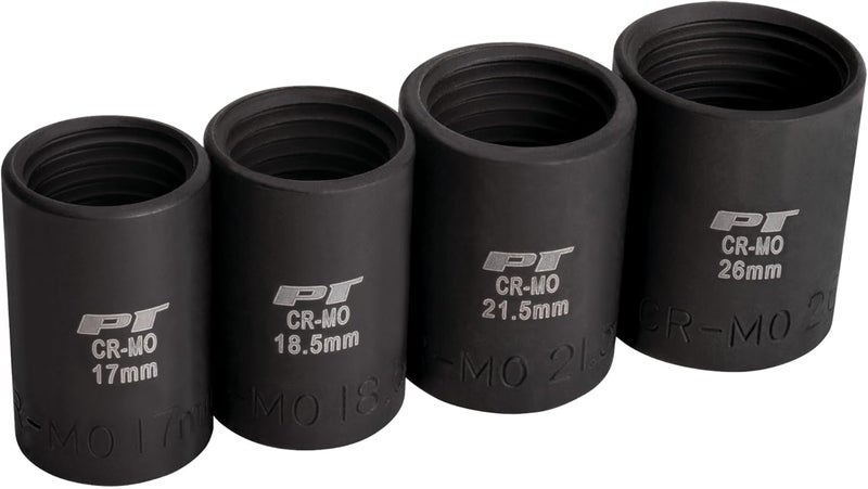 Performance Tool M990 4pc Metric Lug Nut Removal Socket Set - Image 1