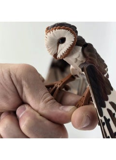 General 3d printed articulating barn OWI owl decoration simulation animal desktop decoration toy gift for family and friends  - Image 1