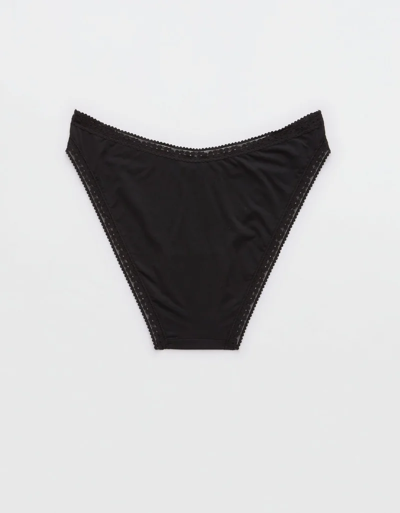 Aerie SMOOTHEZ Microfiber Lace Bikini Underwear