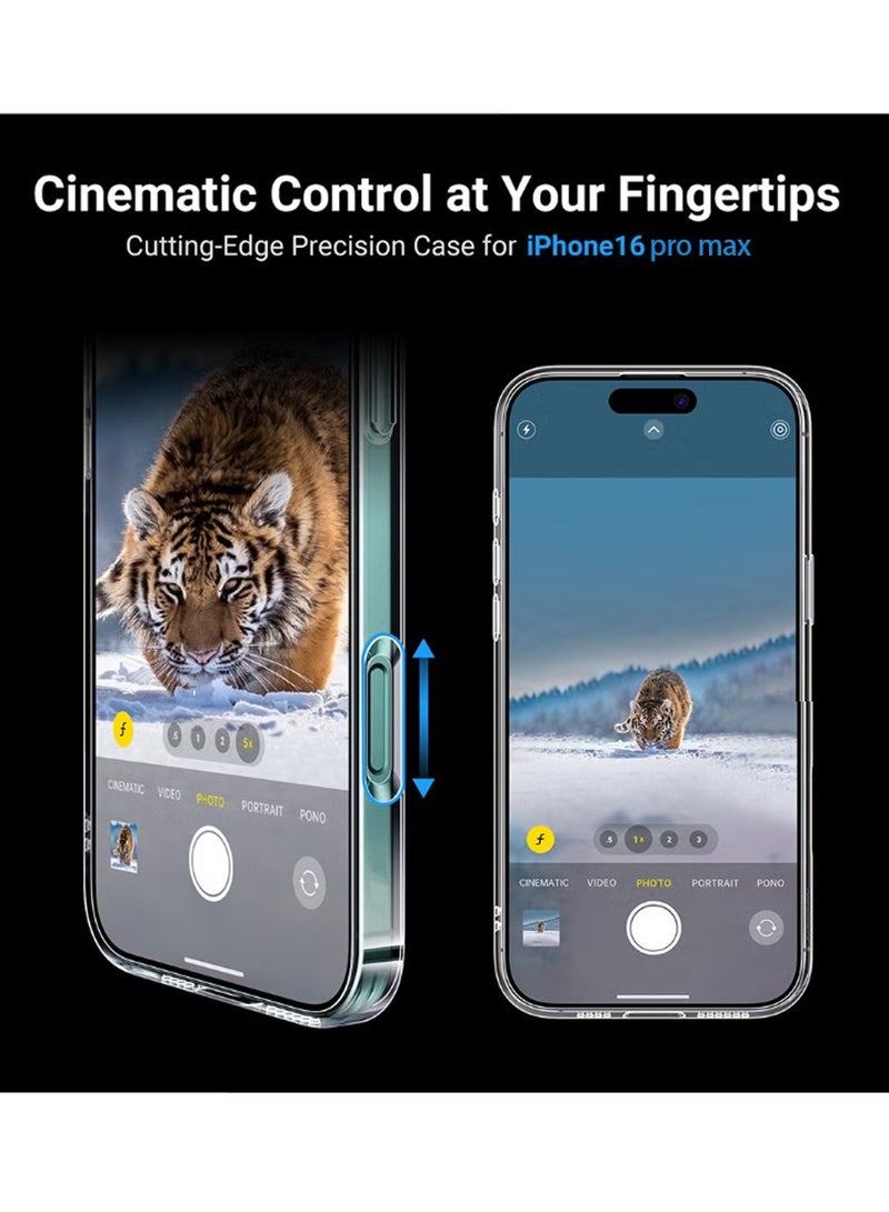 iPhone 16 Pro Max Case Soft Skin-friendly TPU Material For Delay Yellowing, Drop-resistant Scratch Resistant Protective Cover Easy to Installment and Uninstall Water-Proof Super Slim Fitted iPhone Case Cover Clear - Image 2