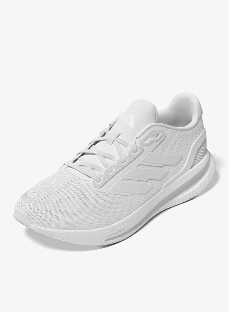 اديداس حذاء ران فالكون 5 أبيض للجري للرجال مقاس 6.5