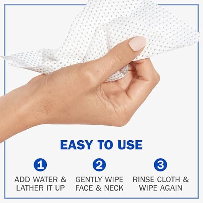 Olay Cleansing Wipes, Daily Facials, Power of a Makeup Remover, Scrub, Toner, Mask and Cleanser - Fragrance-Free, Textured No-Soap Cloth, Gentle Skin Care, Vitamin Complex-Infused Formula, 66 ct - Image 3
