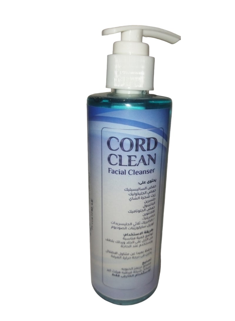 Cord Clean Cleanser Gel For Oily &Combination skin 200 ml - Image 1