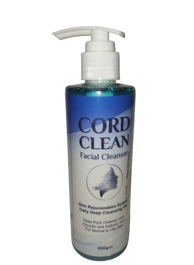 Cord Clean Cleanser Gel For Oily &Combination skin 200 ml - Image 2