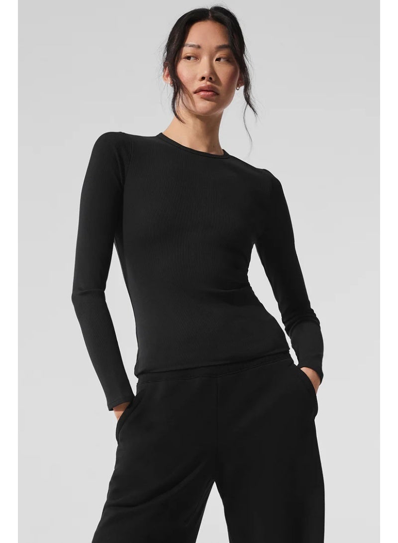Alo Yoga Ribbed Modal Long Sleeves - Image 1