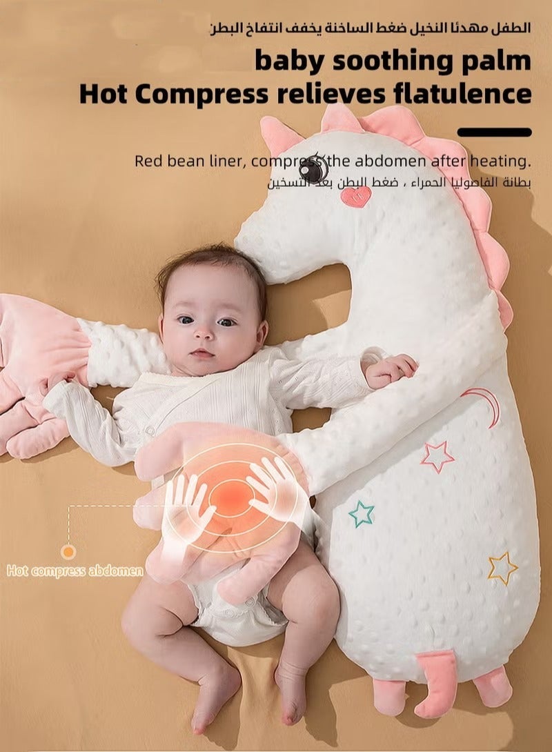 ASIV Baby Sleep Soothing Doll with Automatic Soothing Palm, Newborn Patting Pillow, Baby Sleep Soother, Baby Sleeping Nursing Pillow with Remote Control, Infant Exhaust Pillow for Startle Prevention,Cute Shape - Image 3