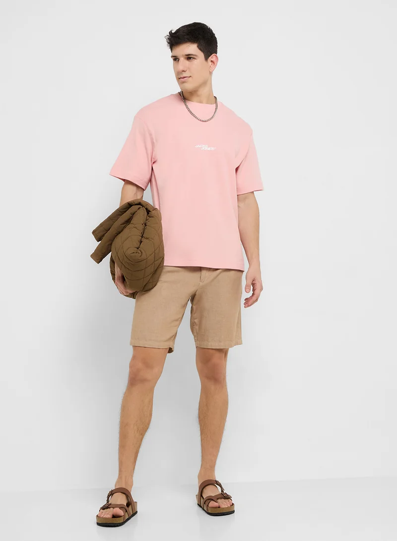 JACK & JONES JCOSAGO PHOTO BACK TEE SS CREW NECK