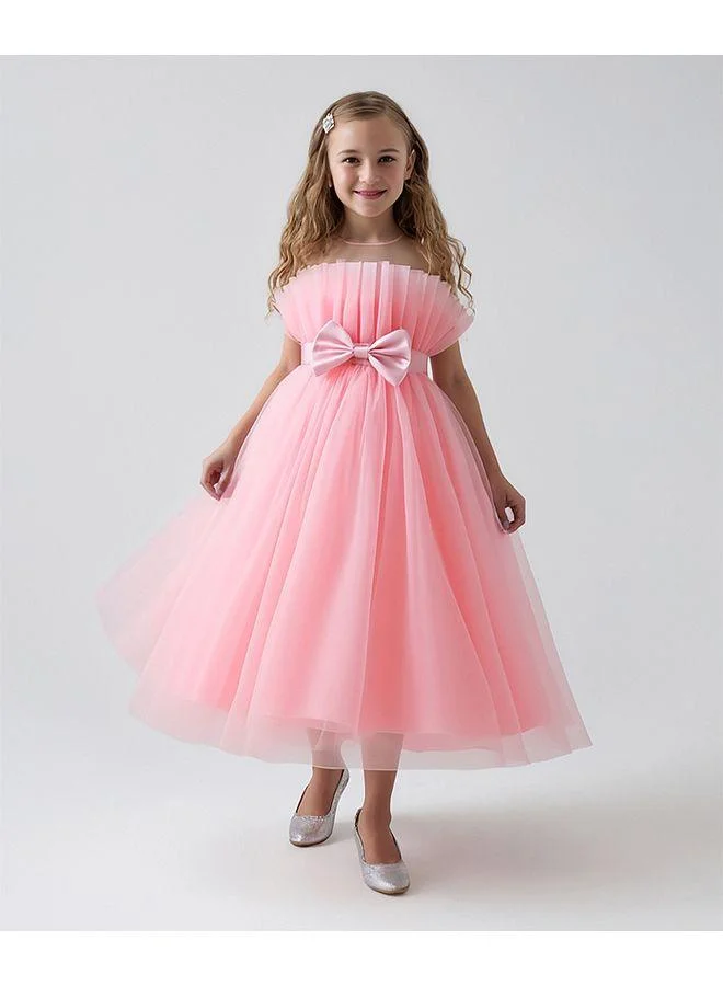 Mark & Mia Mark & Mia Sleeveless Dress With Bow Detail - Pink