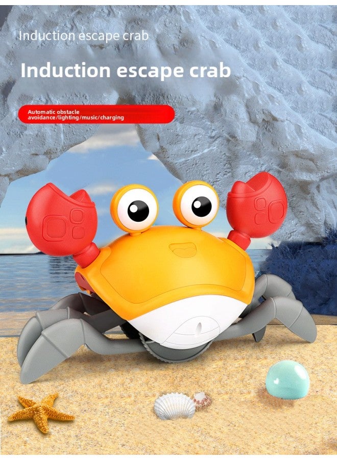 general Children's Toy Baby 1-2 Years Old To 3 Early Education 2-3 Weeks And A Half Infant Gifts 4 Boys 5 Girls 6-Color:Electric Induction 【green】 Rechargeable Model + Rabbit Climbing Baby - Image 2