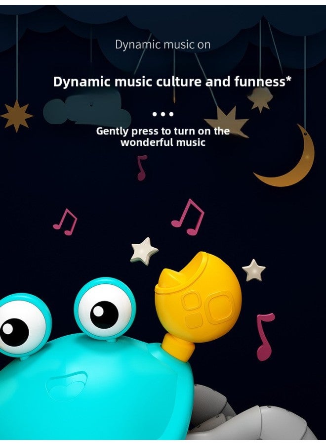 general Children's Toy Baby 1-2 Years Old To 3 Early Education 2-3 Weeks And A Half Infant Gifts 4 Boys 5 Girls 6-Color:Electric Induction 【green】 Rechargeable Model + Rabbit Climbing Baby - Image 4