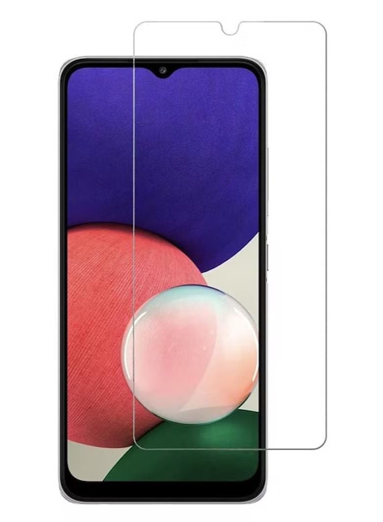IAF Samsung Galaxy A22 5G Clear Tempered Glass Screen Protector Easy Bubble Ultra Clear HD shatterproof with 9H Hardness and Anti Fingerprint - Image 2