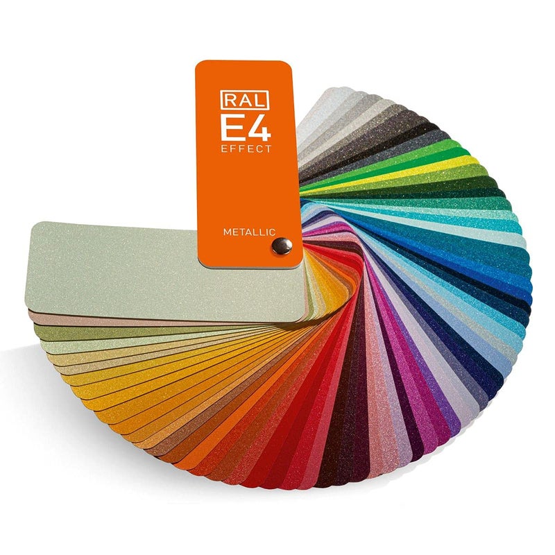 RAL E4 Color Chart, 70 Metallic Colors, Full Page Color Swatches, High Gloss - Image 5