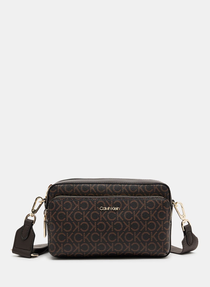 Logo Must Camera Crossbody Bag