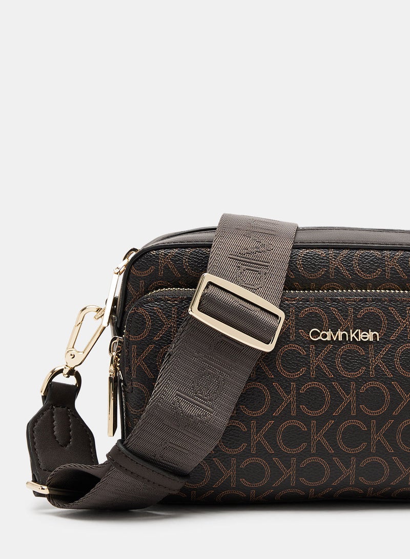 Logo Must Camera Crossbody Bag