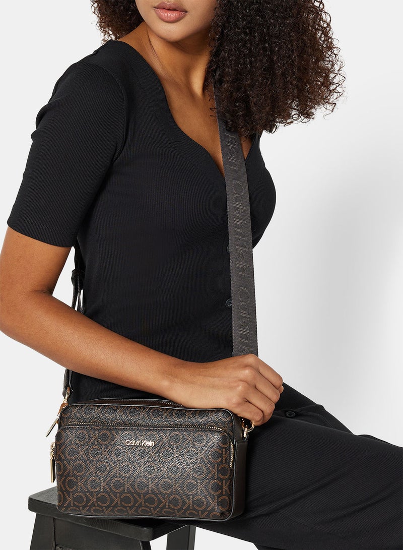Logo Must Camera Crossbody Bag