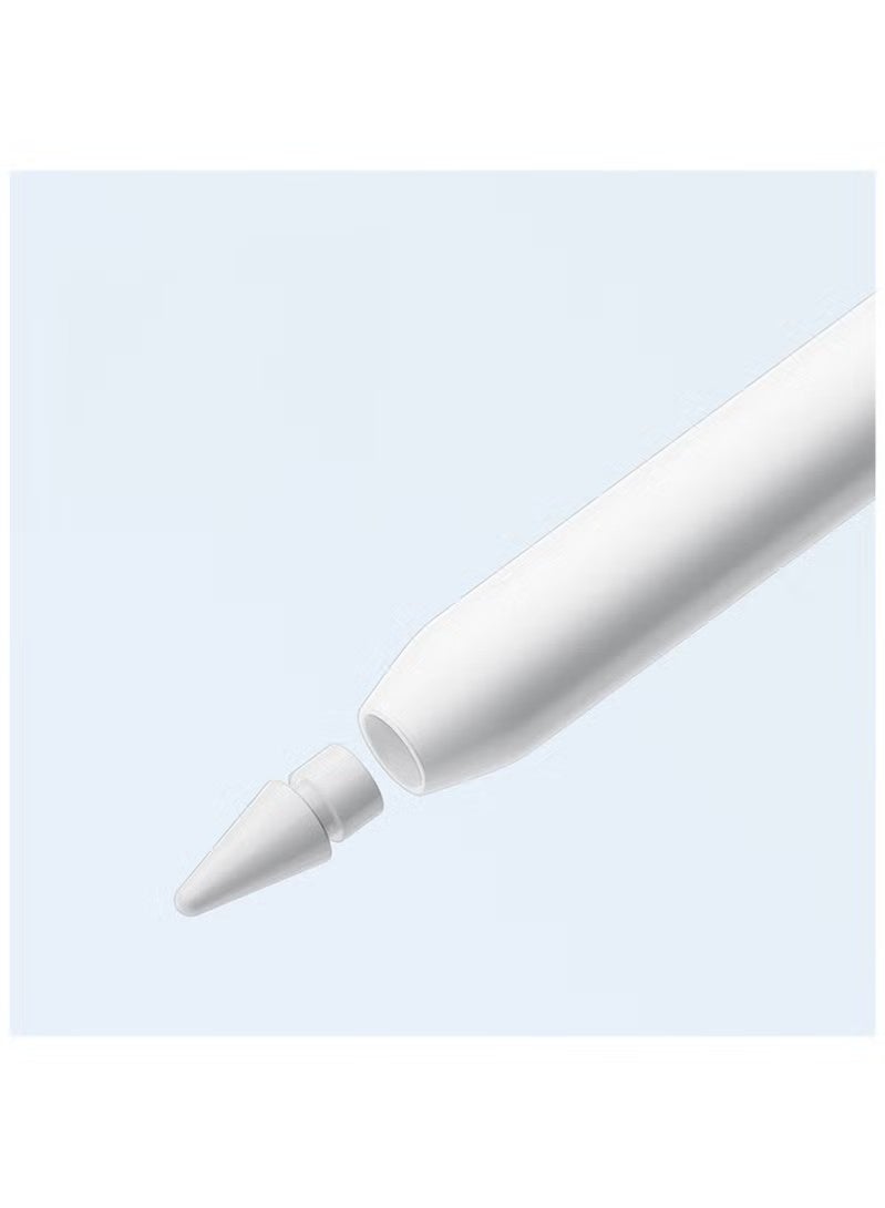 4-Piece Stylus Pencil Tips Set For Apple White - Image 2