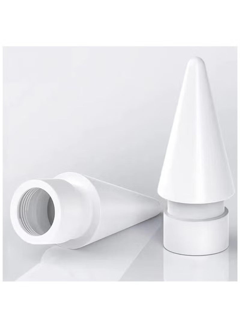 4-Piece Stylus Pencil Tips Set For Apple White - Image 3